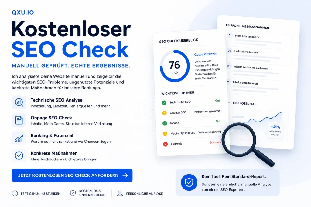 webseite seo check kostenlos